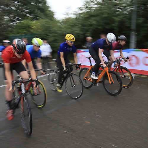 2016 School Games - Cycling Sprint Finish